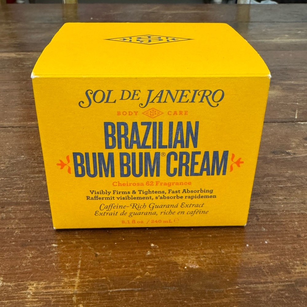 NWT Sol de Janeiro Brazilian Bum Bum Visibly Firming Refillable Body Cream